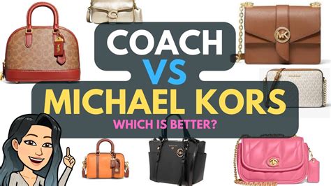 which is a bigger brand coach or michael kors|michael kors and coach.